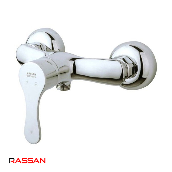 صدف توالت کروم راسان