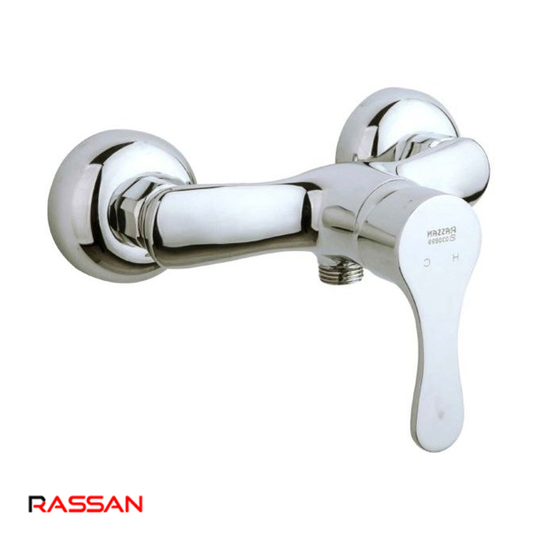 صدف توالت کروم راسان